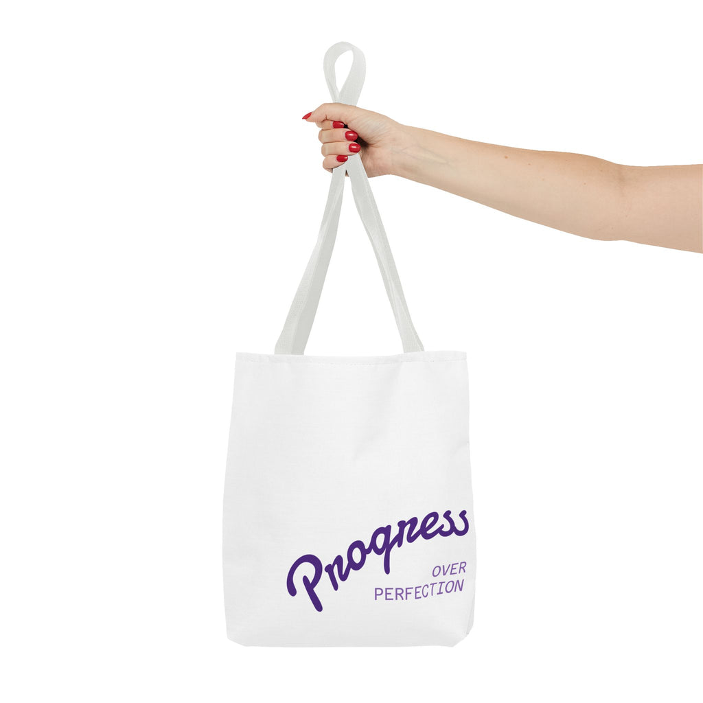 Progress Over Perfection Tote Bag
