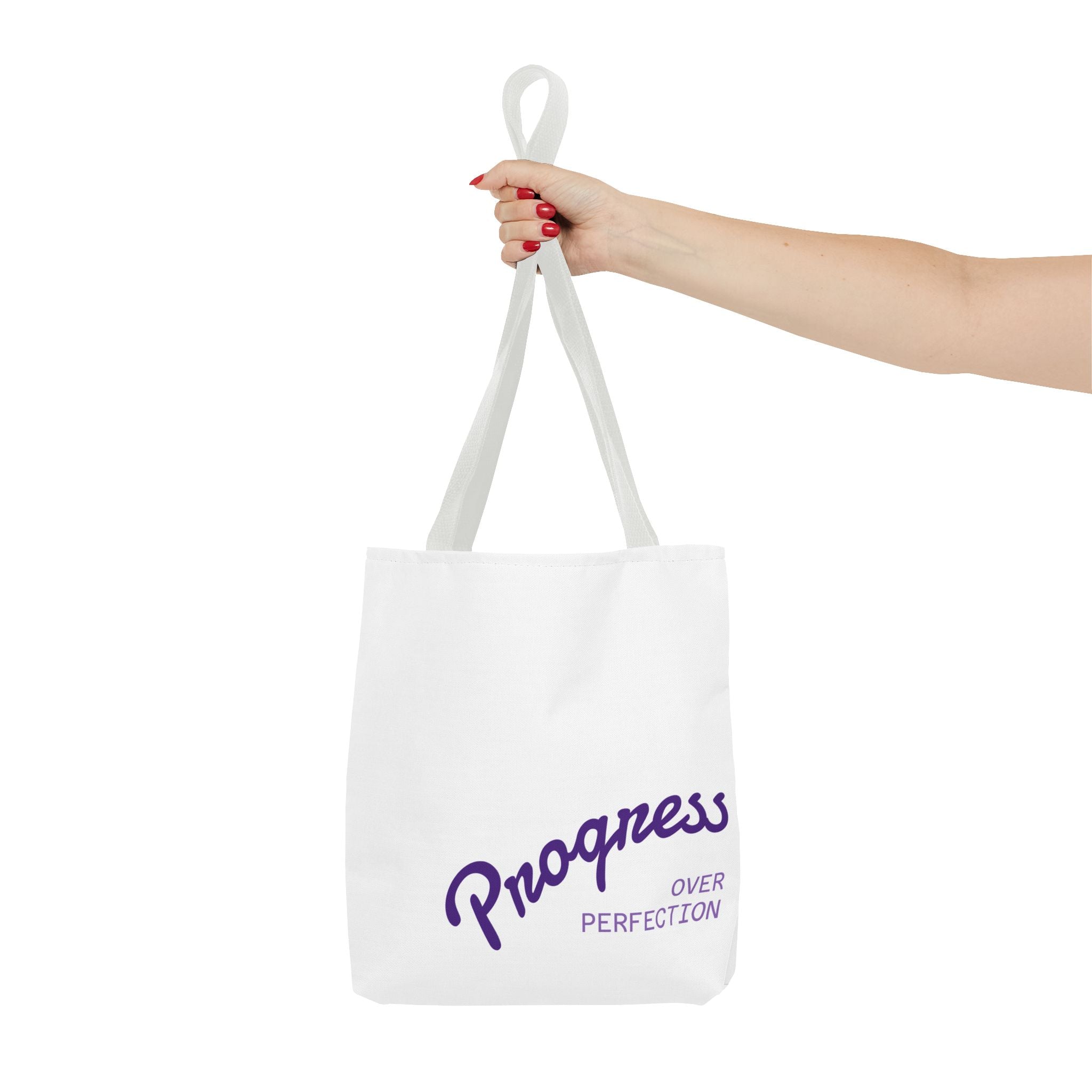 Progress Over Perfection Tote Bag