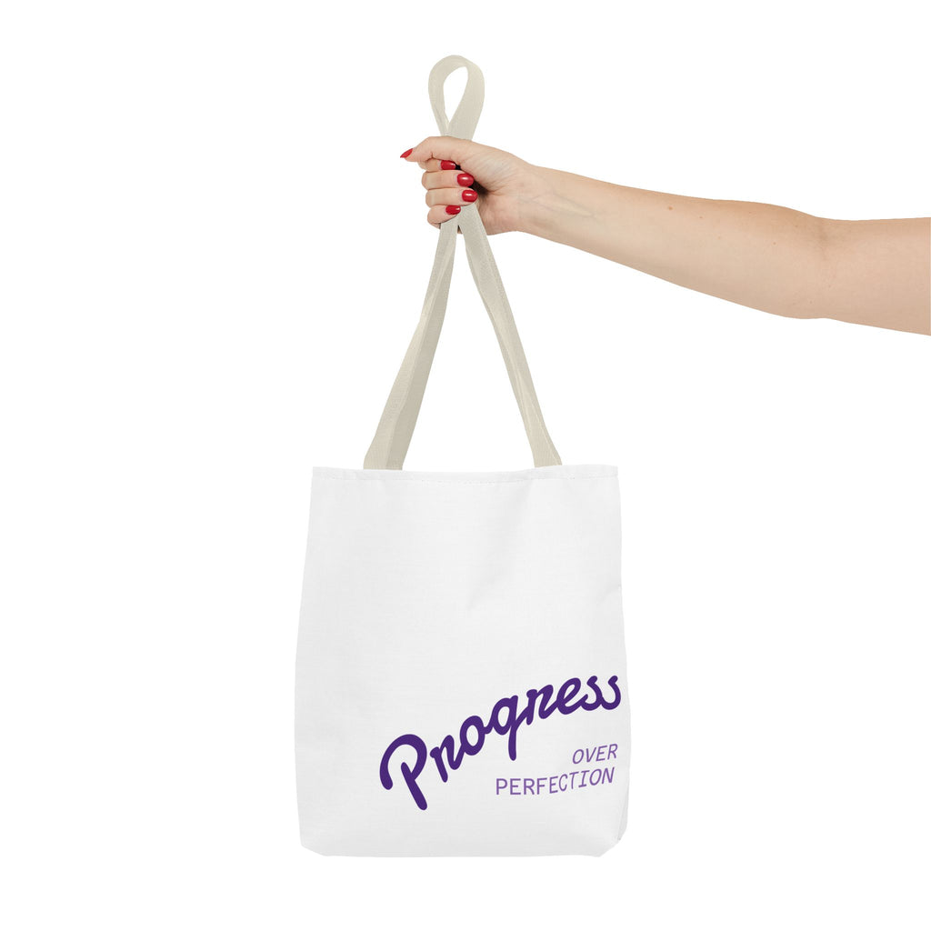 Progress Over Perfection Tote Bag