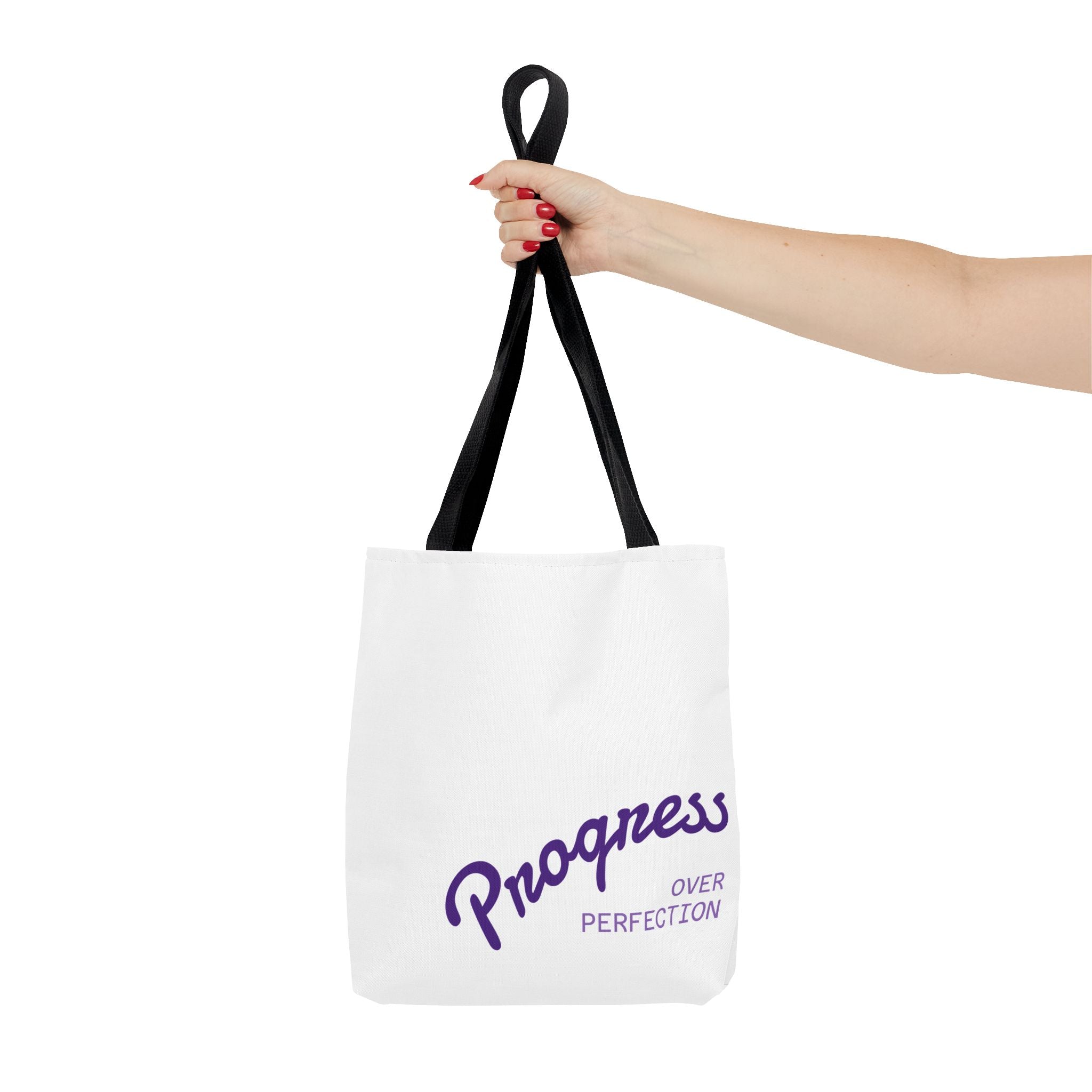 Progress Over Perfection Tote Bag