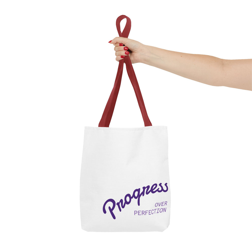Progress Over Perfection Tote Bag