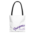 Progress Over Perfection Tote Bag