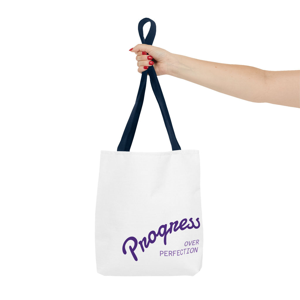 Progress Over Perfection Tote Bag