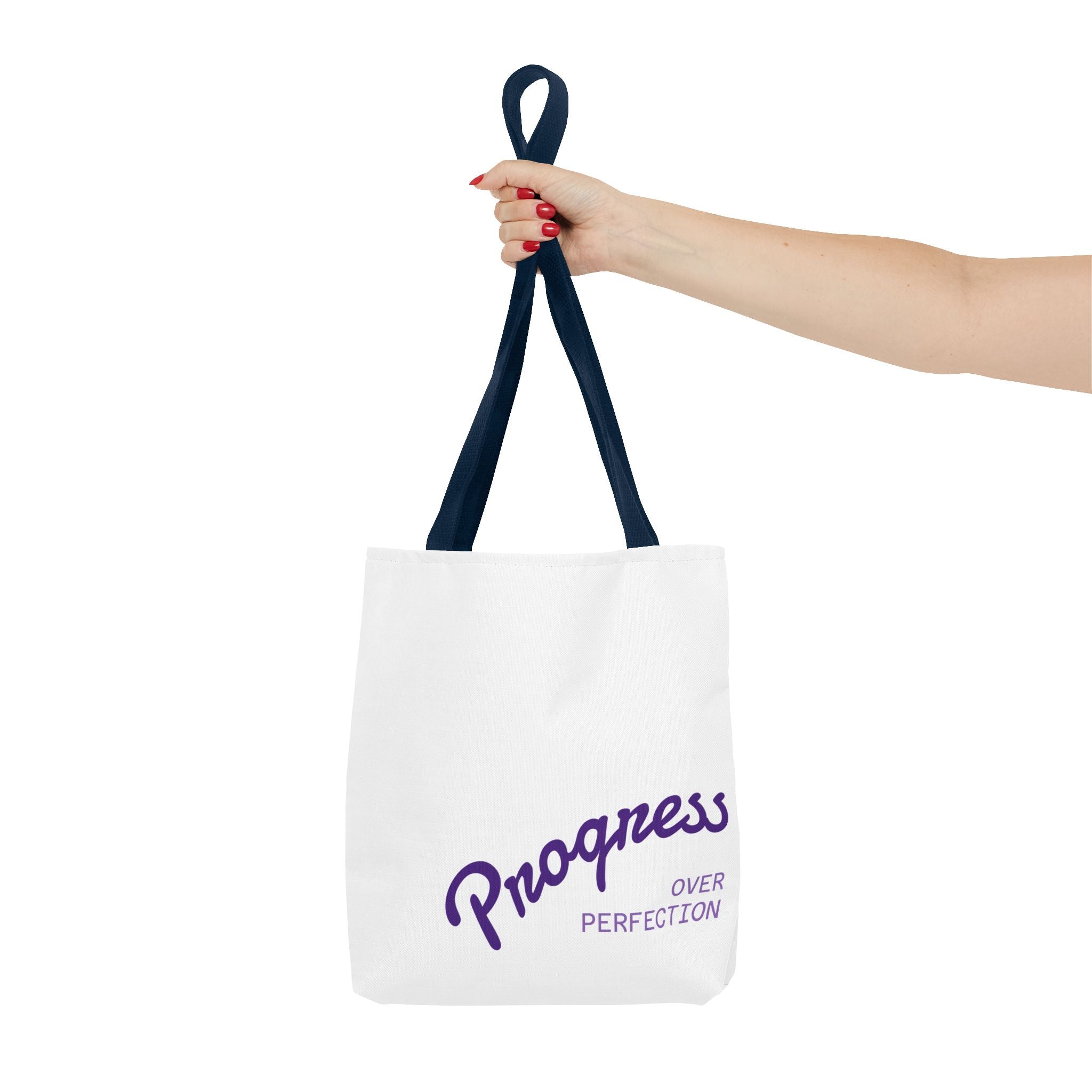 Progress Over Perfection Tote Bag